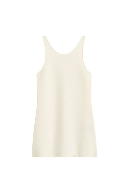 Classic compact knit tank — packshot