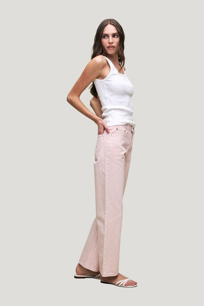 Classic Straight Jeans — model side