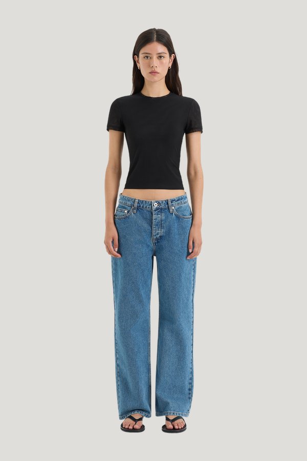 Classic Straight Leg Jean — model front