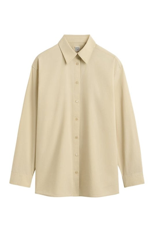 Classic tumbled shirt peanut — packshot