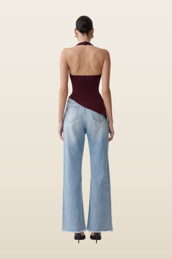Clea Relaxed Sheer Halter Top — carry 4