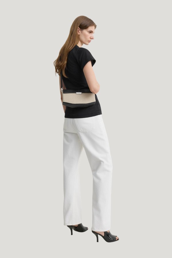 Clip canvas clutch — extra