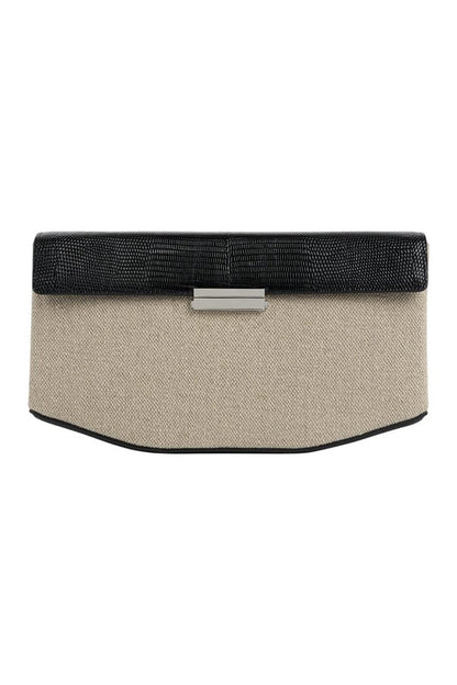Clip canvas clutch — packshot