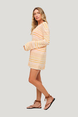 Coastal Cover Up | Mango Stripe — carry 3