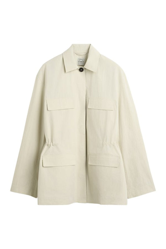 Collared drawstring jacket — packshot