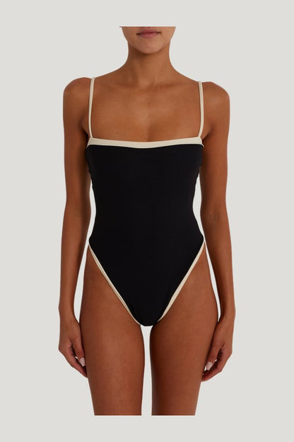 Colorblock One Piece (Faux Suede — carry 2