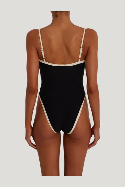 Colorblock One Piece (Faux Suede — carry 3