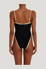 Colorblock One Piece (Faux Suede — carry 3