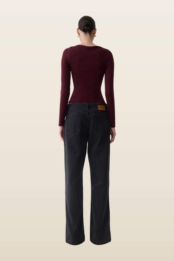 Coraline Long Sleeve Sheer Top — carry 4