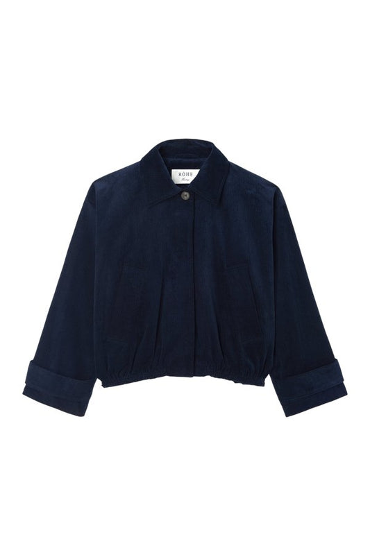 Corduroy blouson jacket | night — packshot