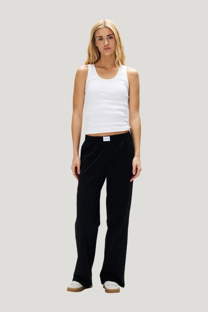 Cotton Boxer Pants — model front