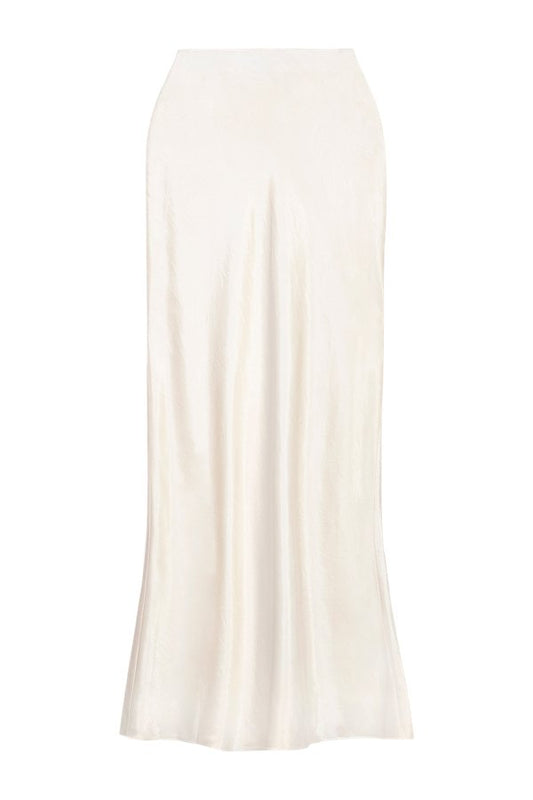 Crushed Satin Bias Cut Maxi Skirt — packshot