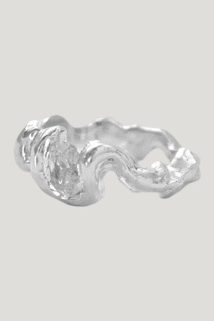 Cura Ring Silver — model side