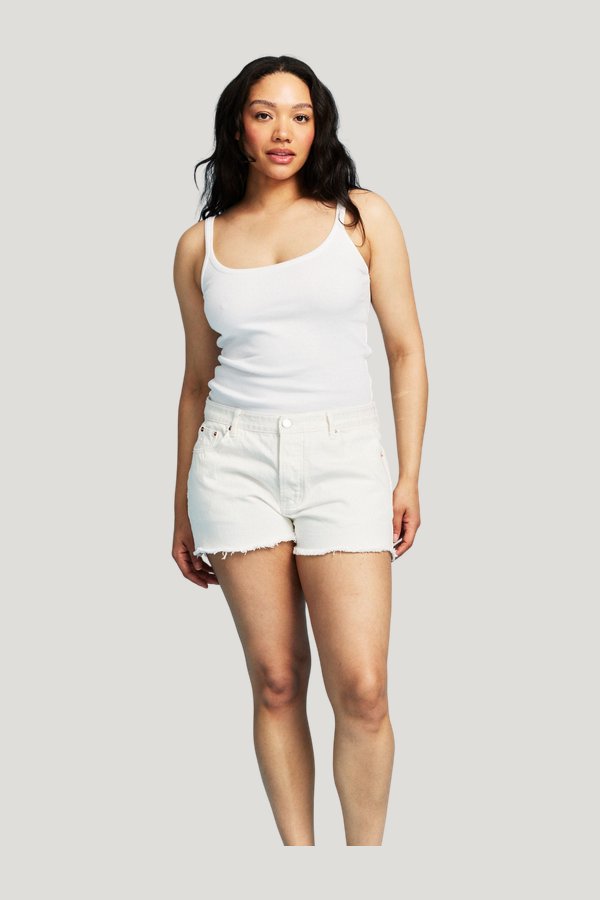 Cut Off Shorts — model front