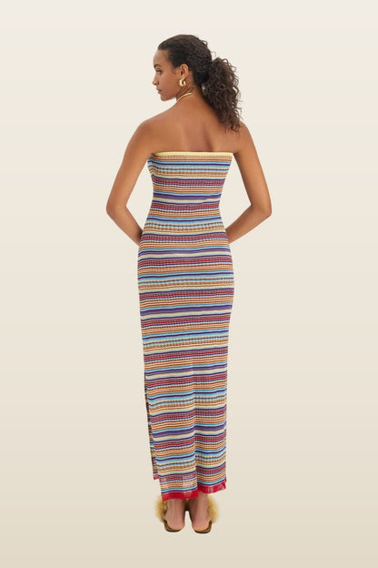Dani Dress - Berry — model back