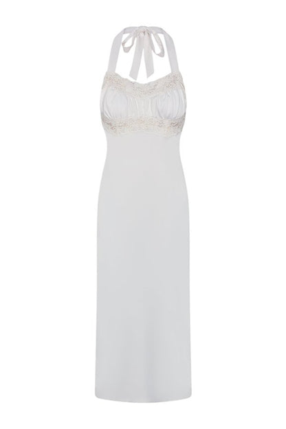 Darcy Satin Midi Dress - Sleepy Angel — packshot