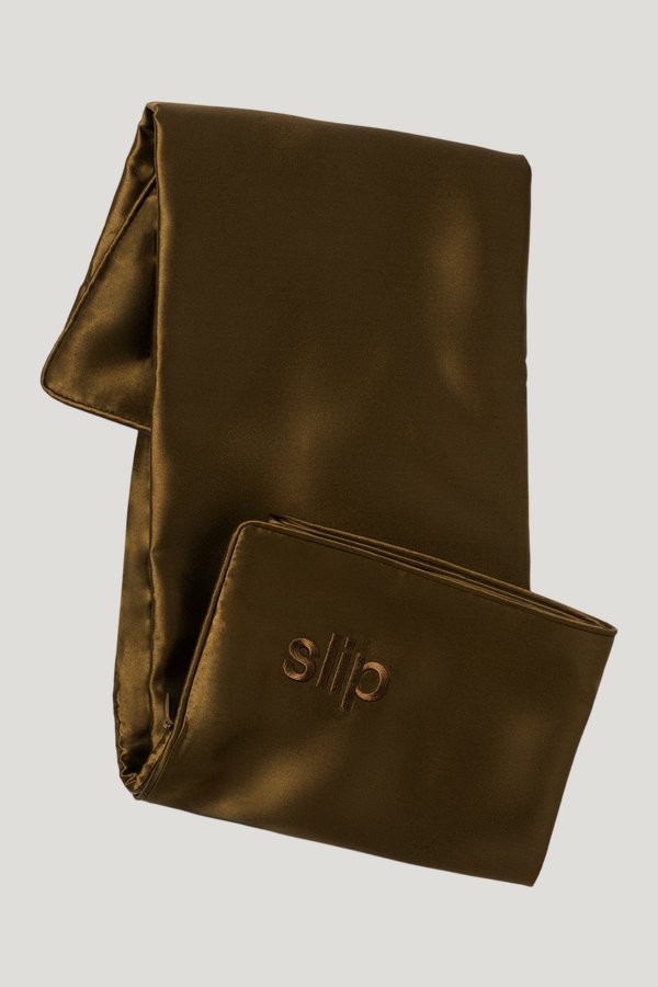 Dark Brown Queen Zippered Pillowcase — extra
