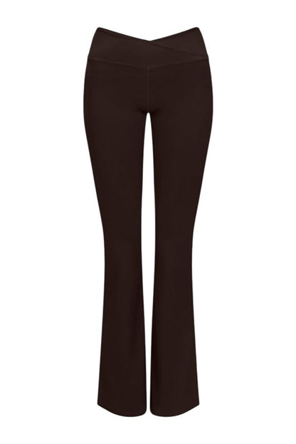 DayFlex Wrap Flared Yoga Pant - Americano — packshot
