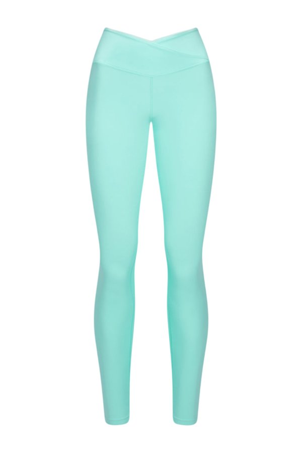 DayFlex Wrap High Waisted Legging - Aqua — packshot