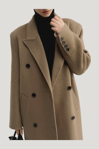 Deja Doublé Coat, — model side