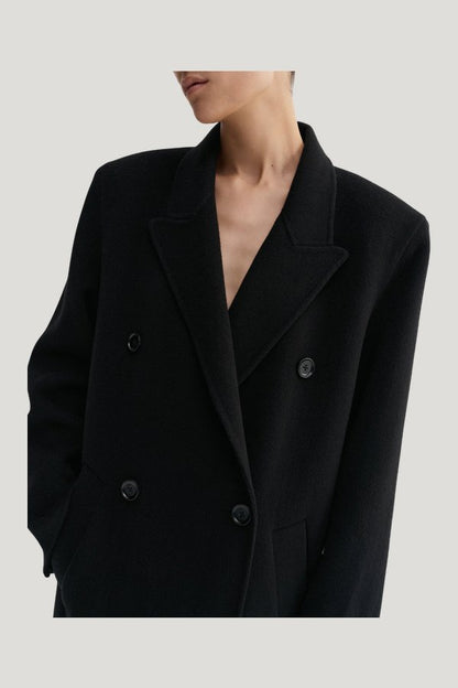 Deja Doublé Coat, — model side