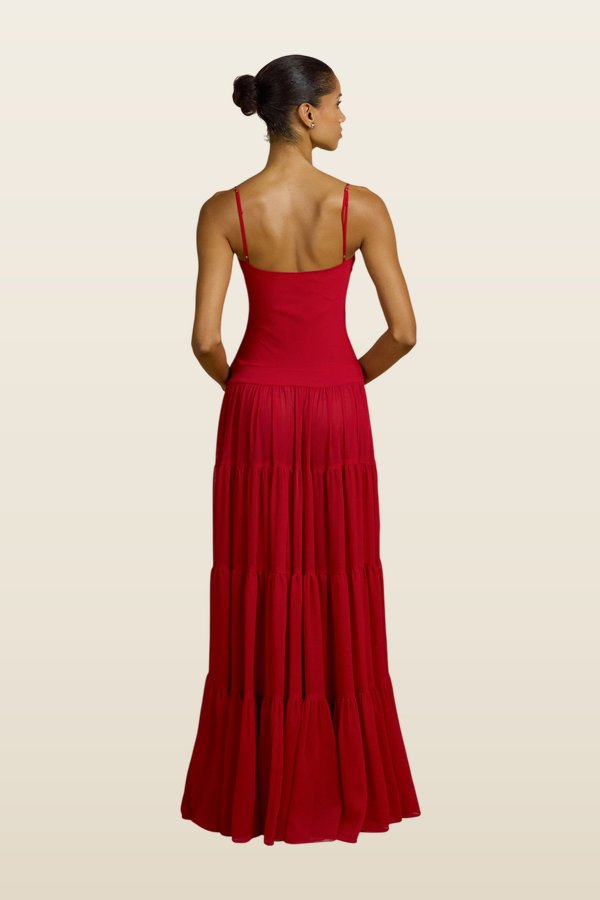 Delphina Dress — model back
