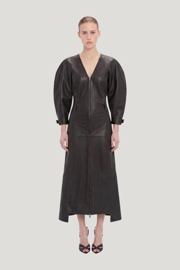 Dolman Leather Dress — carry 2