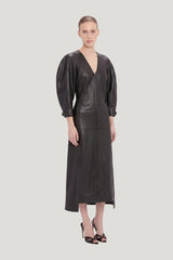 Dolman Leather Dress — carry 3