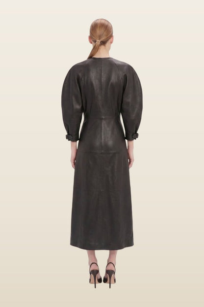 Dolman Leather Dress — carry 4