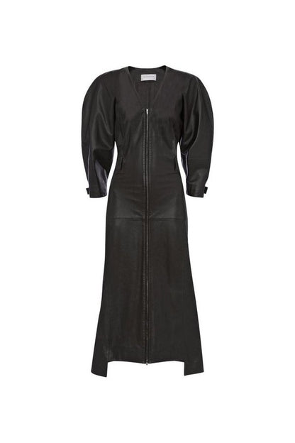 Dolman Leather Dress — packshot