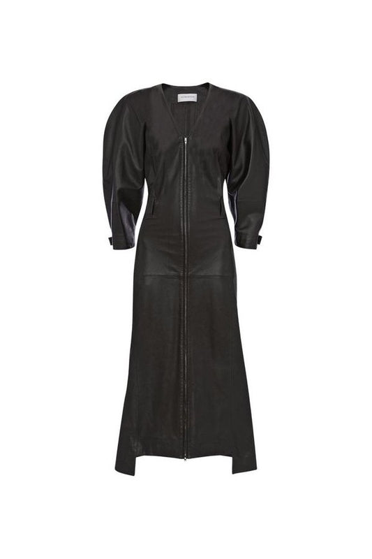 Dolman Leather Dress — packshot