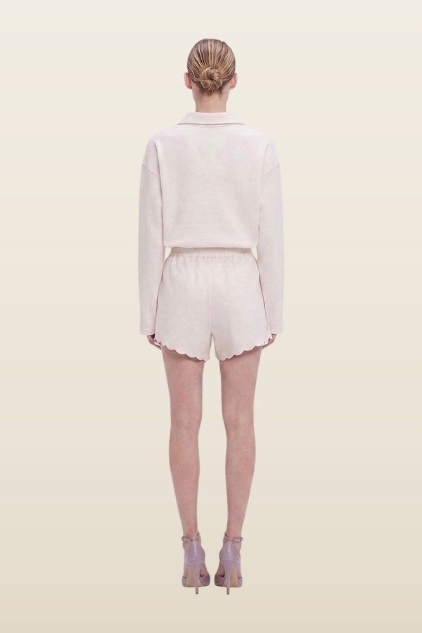 Embroidered Short — model back