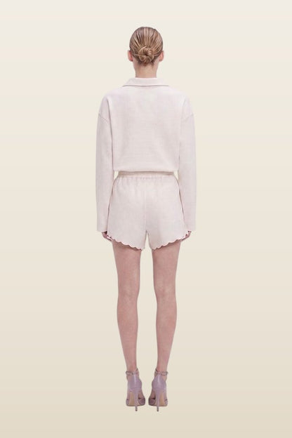 Embroidered Short — model back