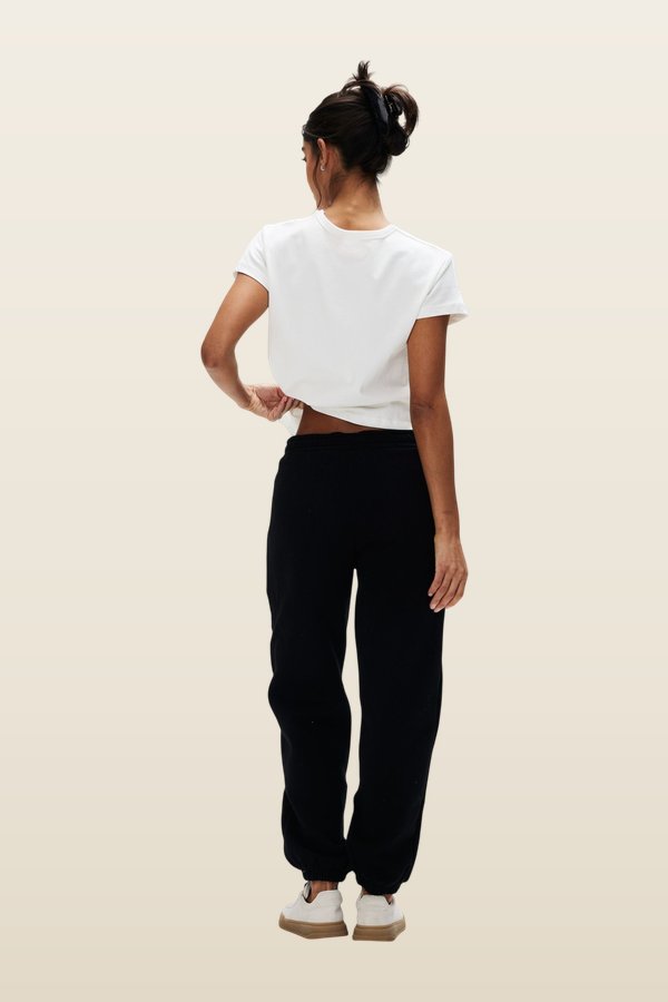 Drawstring Unisex Sweatpants — model back