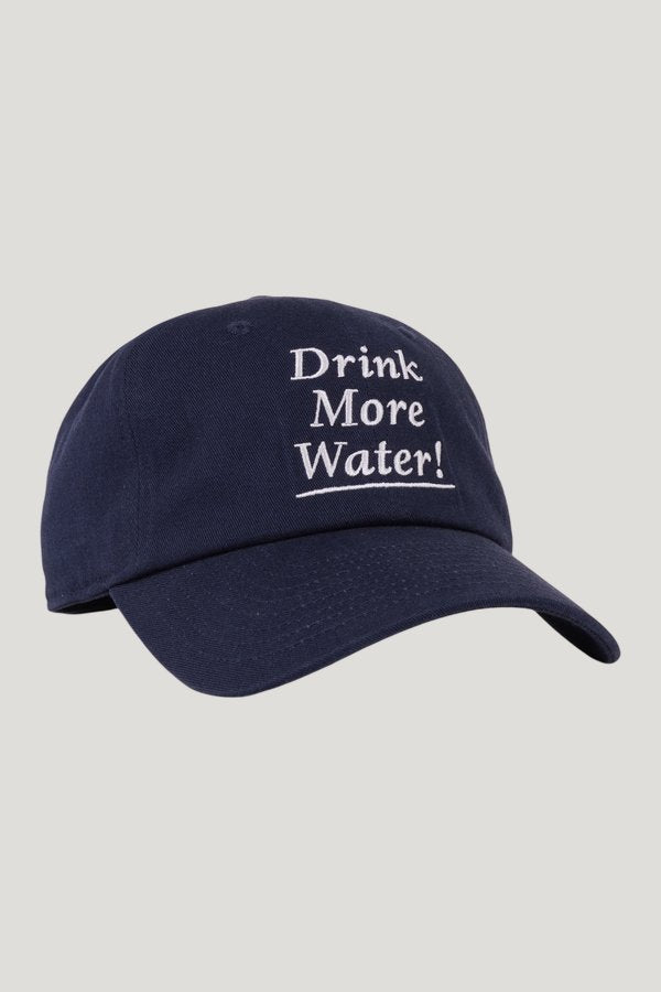 Drink More Water Hat — model side