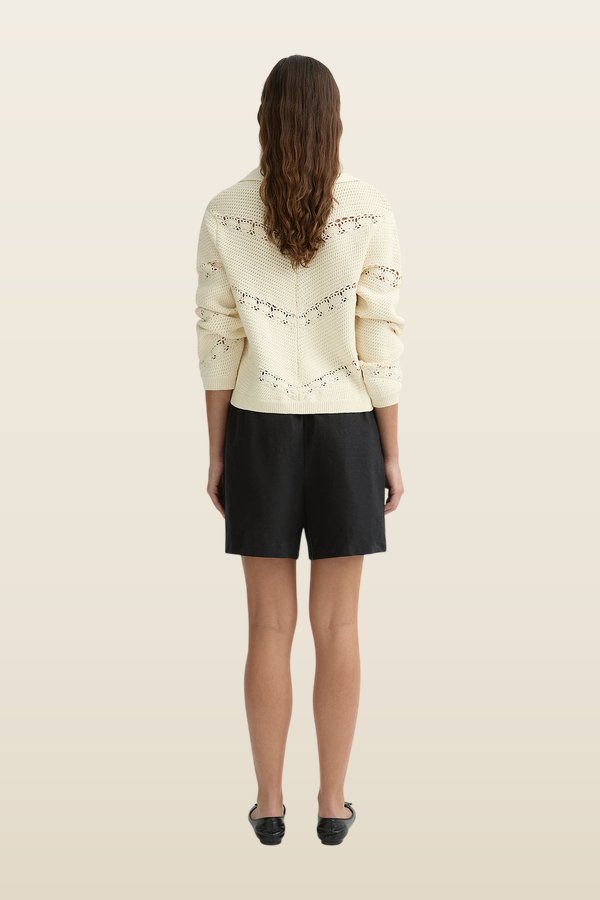 Dylan Cardigan — model back