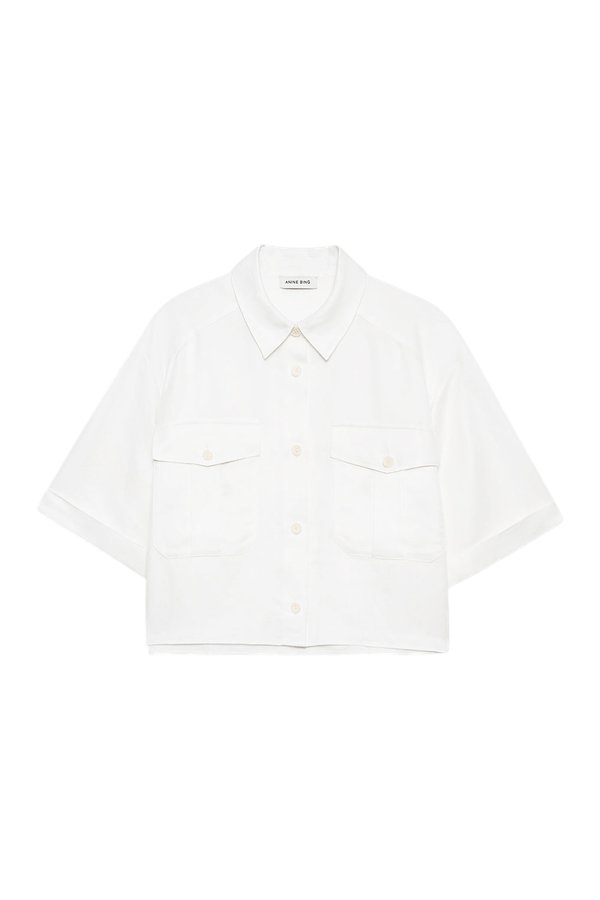Edith Shirt - Ivory — packshot
