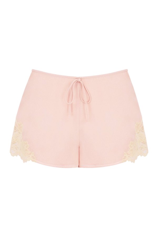 Elia Shorts In Pink Crepe De Chine — packshot