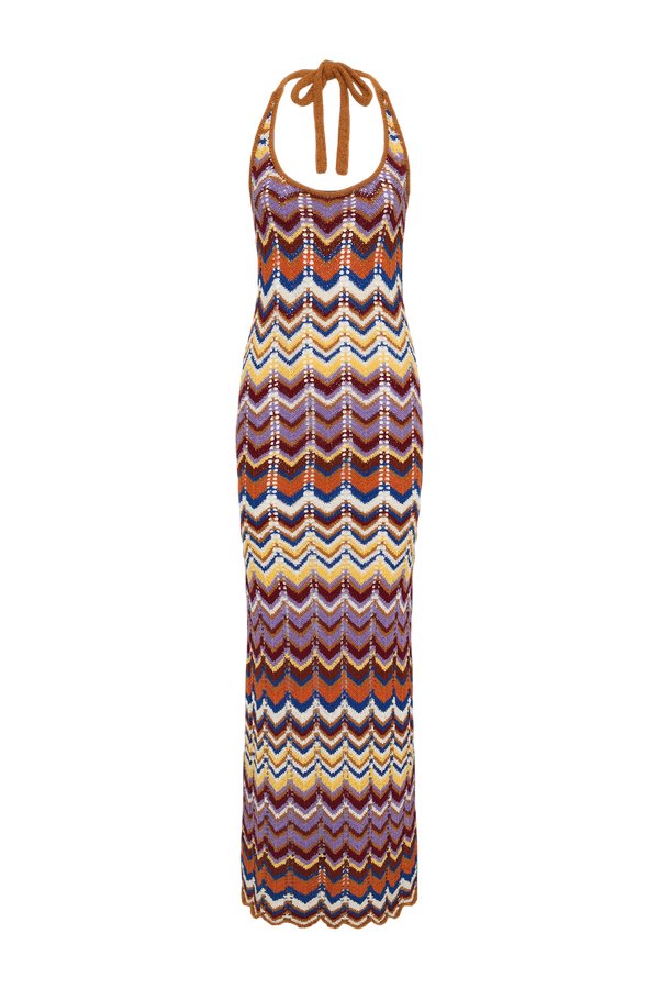 Elisa Maxi Dress Cadaquès Stripe — packshot