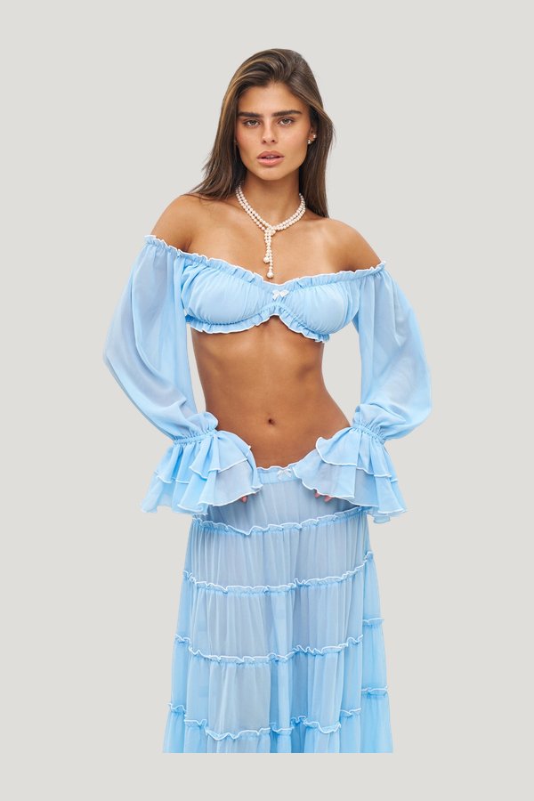 Elma Pacific Blue - Shirt — model front