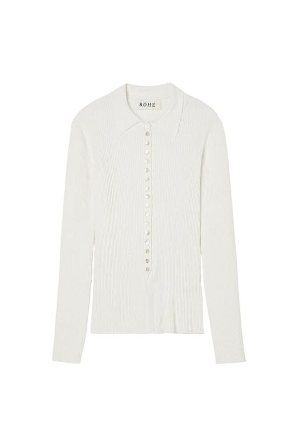 Elongated rib cardigan — packshot