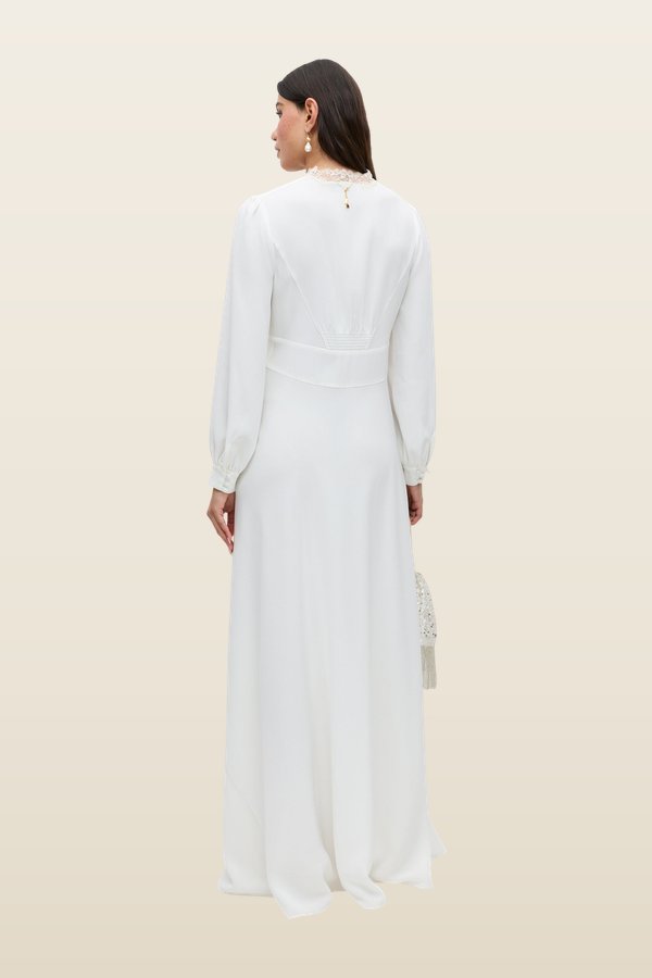 Emory - Ivory Lace — model back