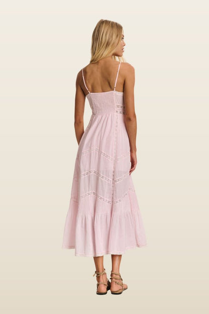 Esilda Heritage Cotton Midi Dress — model back