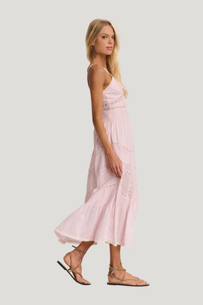 Esilda Heritage Cotton Midi Dress — model side