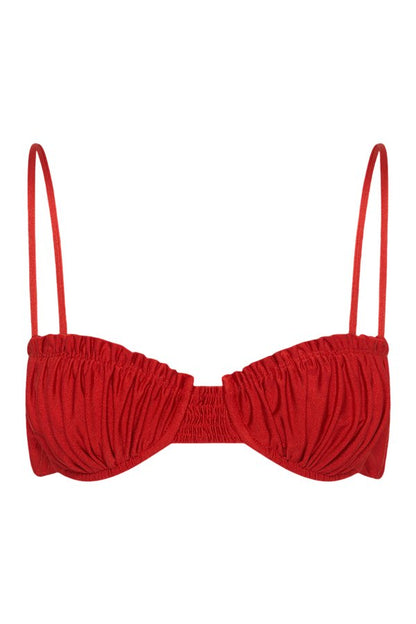 Esterel Bikini Top Scarlet — packshot