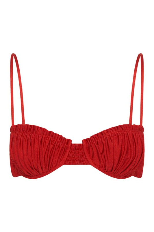 Esterel Bikini Top Scarlet — packshot
