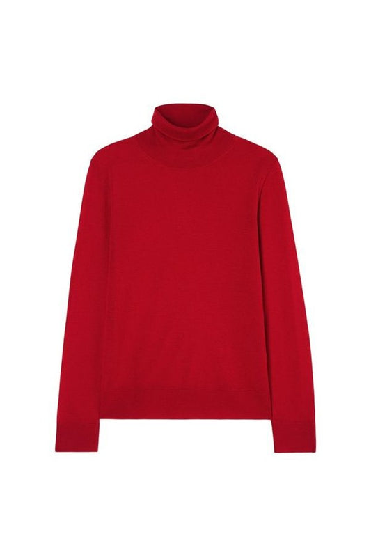 Fine-knit wool cashmere turtleneck — packshot