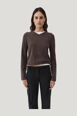 Fine Merino V Neck Sweater — carry 2