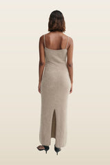 Fiona Dress, nougat — model back