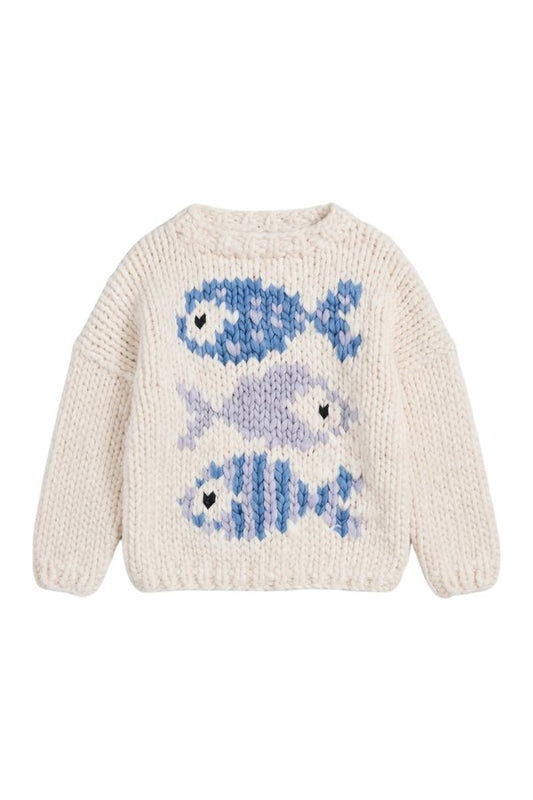 Blue Fish Chunky Knit Sweater — packshot